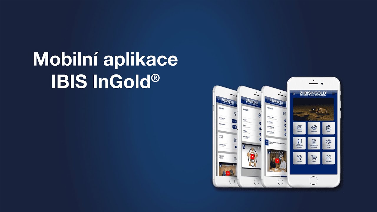 Predstavenie mobilnej aplikácie IBIS InGold