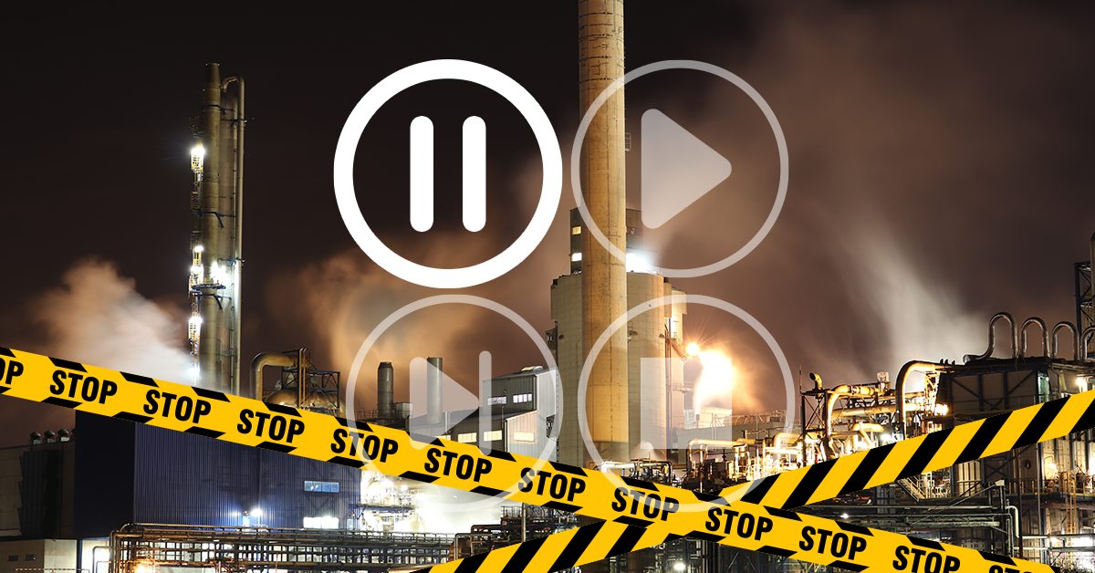 Wstrzymanie produkcji w&nbsp;rafinerii PAMP